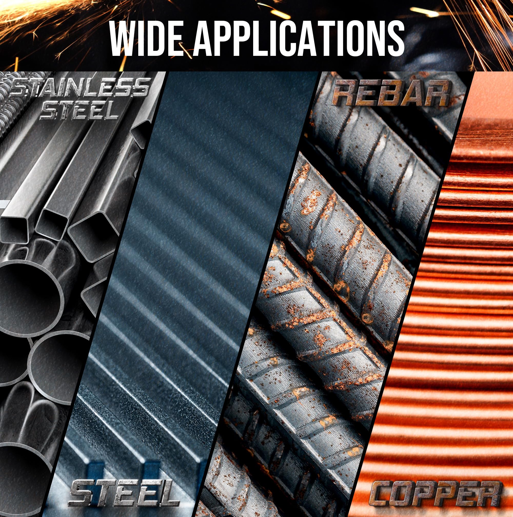 Amazon | LINCONSON 25個パック 5インチ カットオフホイール 金属